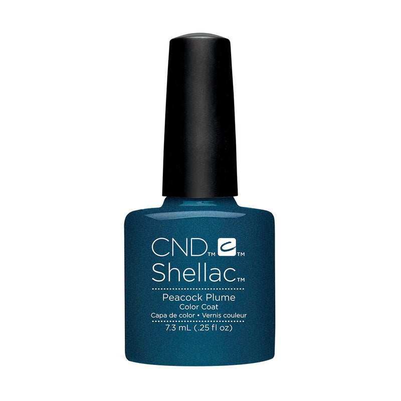CND Shellac Peacock Plume